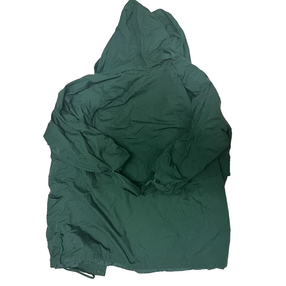 Venezia Womens Green Coat with Detachable Hood- Approx. M - Picture 6 of 8
